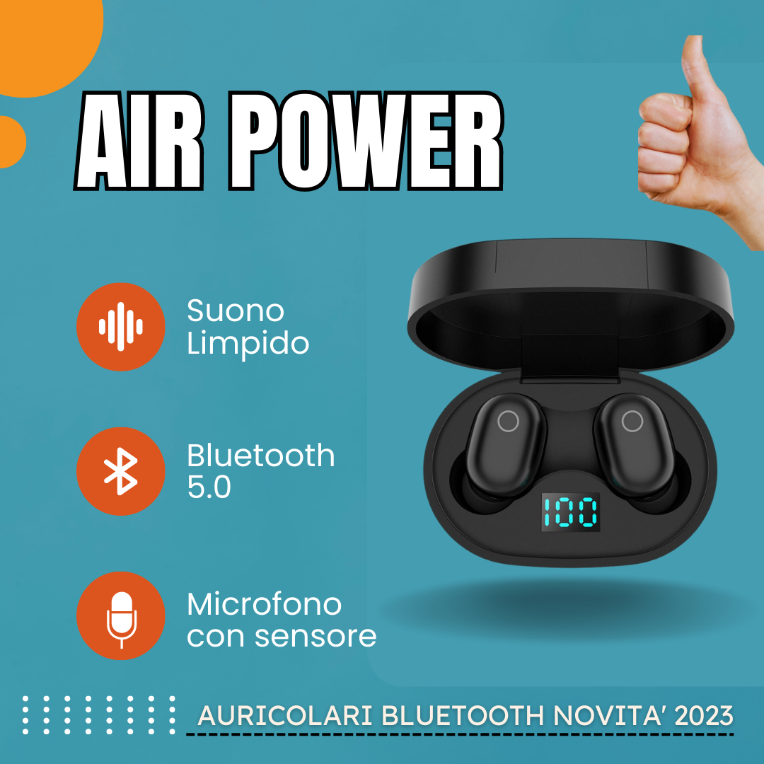 AIR POWER | Le cuffie bluetooth per VINCENTI superstock24
