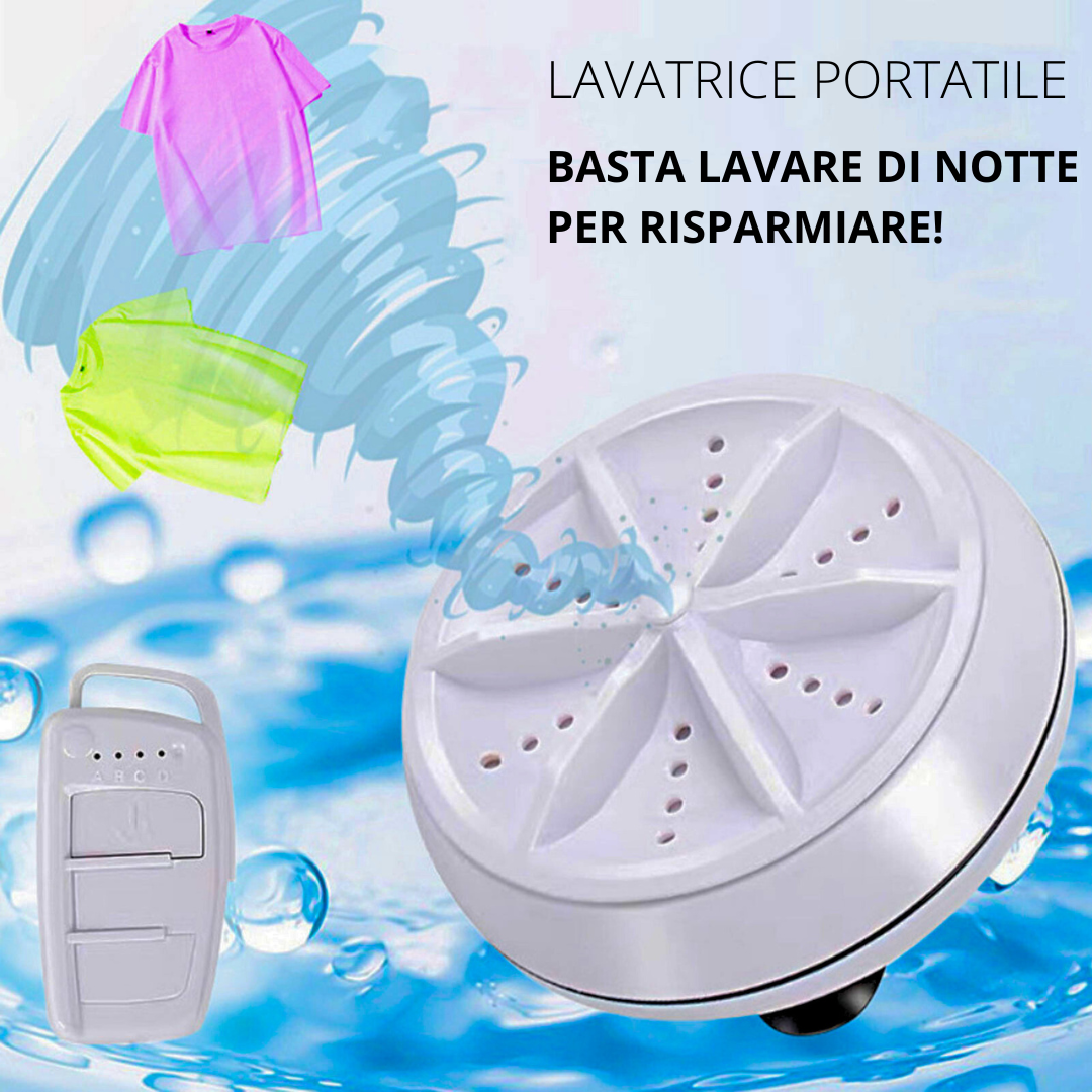 HAPPY-CLEAN | Lavatrice portatile pert viaggi, camper o campeggi superstock24