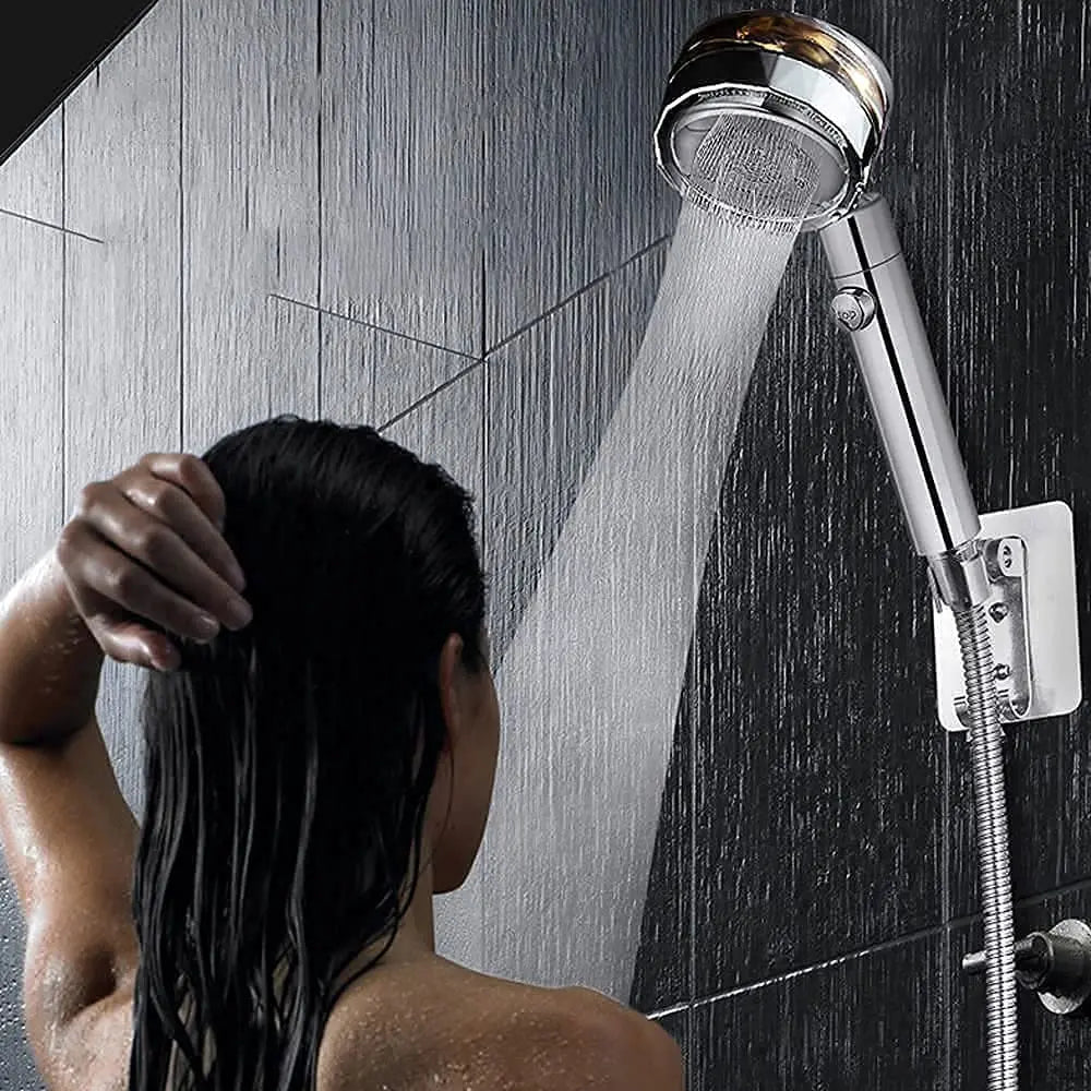 TURBO-SPLASH | Soffione doccia UNIVERSALE con turbina superstock24