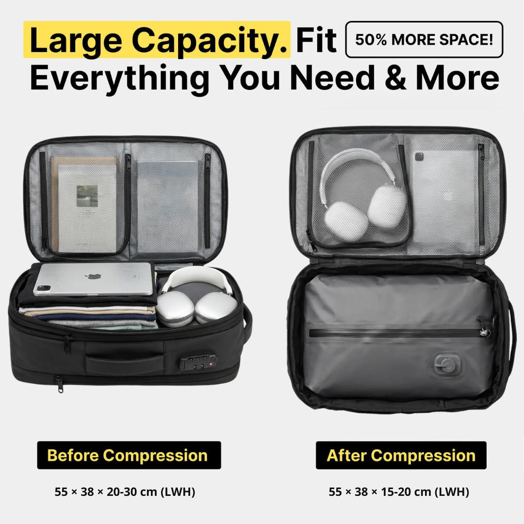 GRAVITYBAG® Auto-Vacuum Backpack 60L