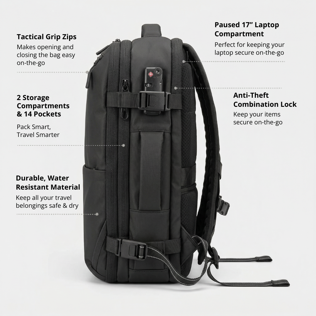 GRAVITYBAG® Auto-Vacuum Backpack 60L