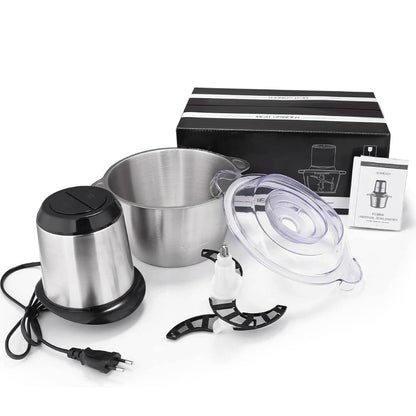 Tritatutto da cucina elettrico in Acciaio Inox