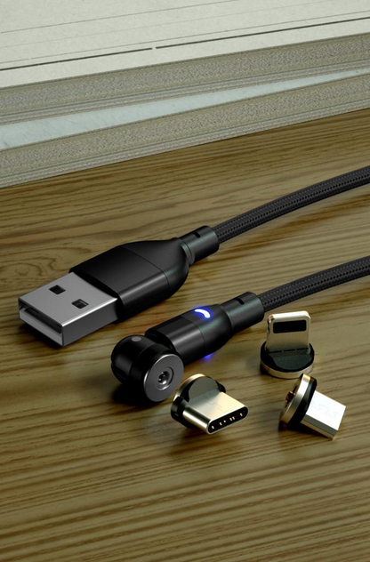MAG-O | Cavo caricabatterie magnetico UNIVERSALE 3 in 1 superstock24