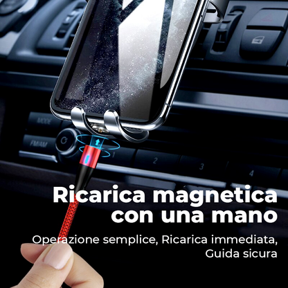 MAG-O | Cavo caricabatterie magnetico UNIVERSALE 3 in 1 superstock24